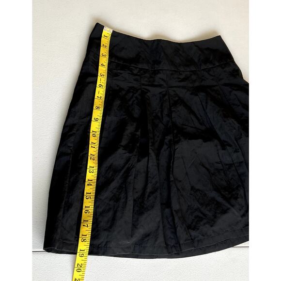 Max&Co. Mini Skirt Women Size 2 Black Pleated Coquette Dark Academia School Girl - Picture 5 of 8